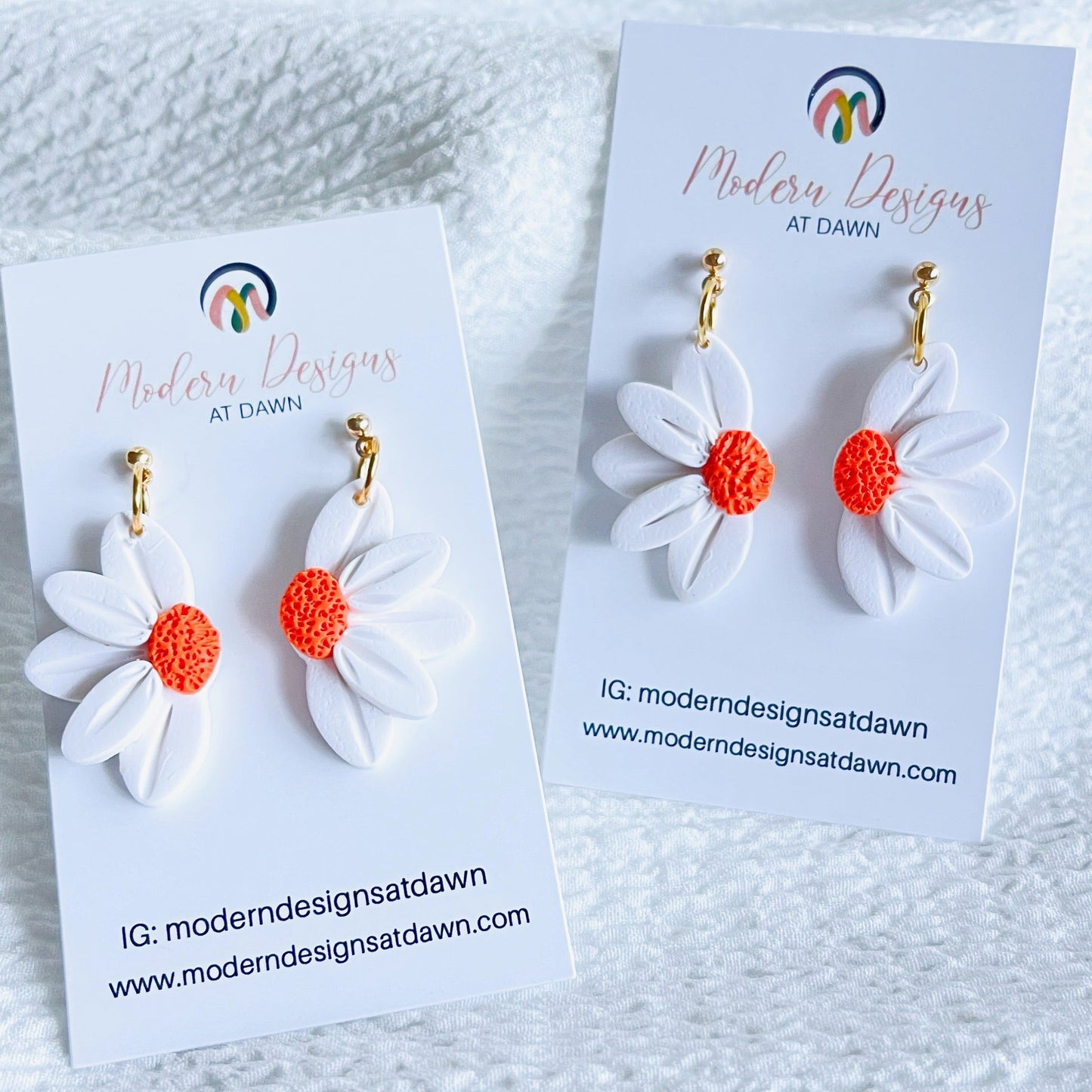 Half Daisy Dangles