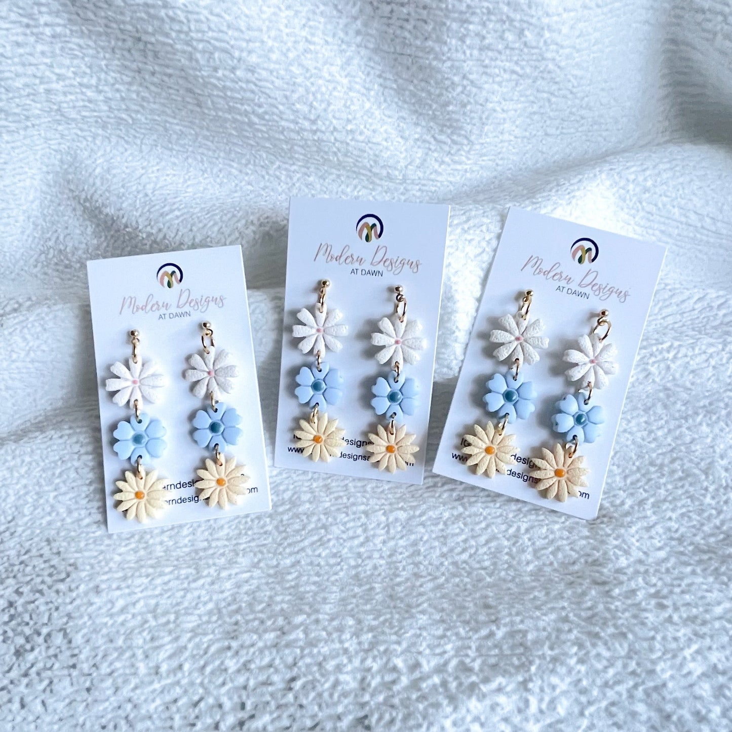 Floral Trio Dangles