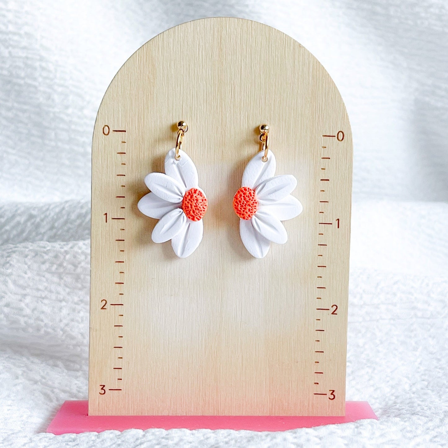 Half Daisy Dangles