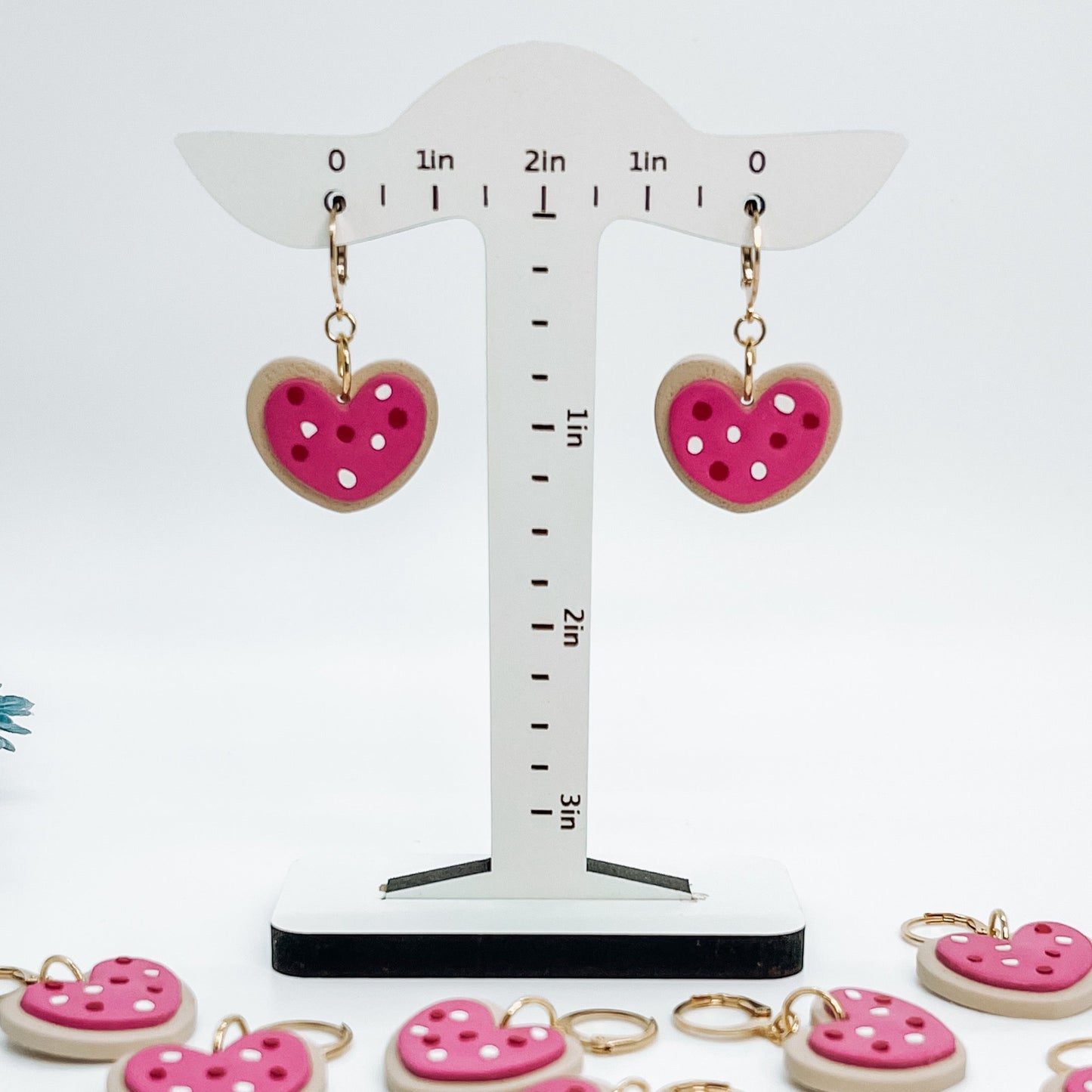 Heart Cookies Dangles
