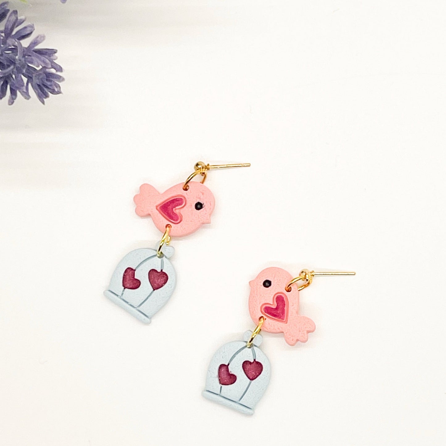 Love Birds Dangles