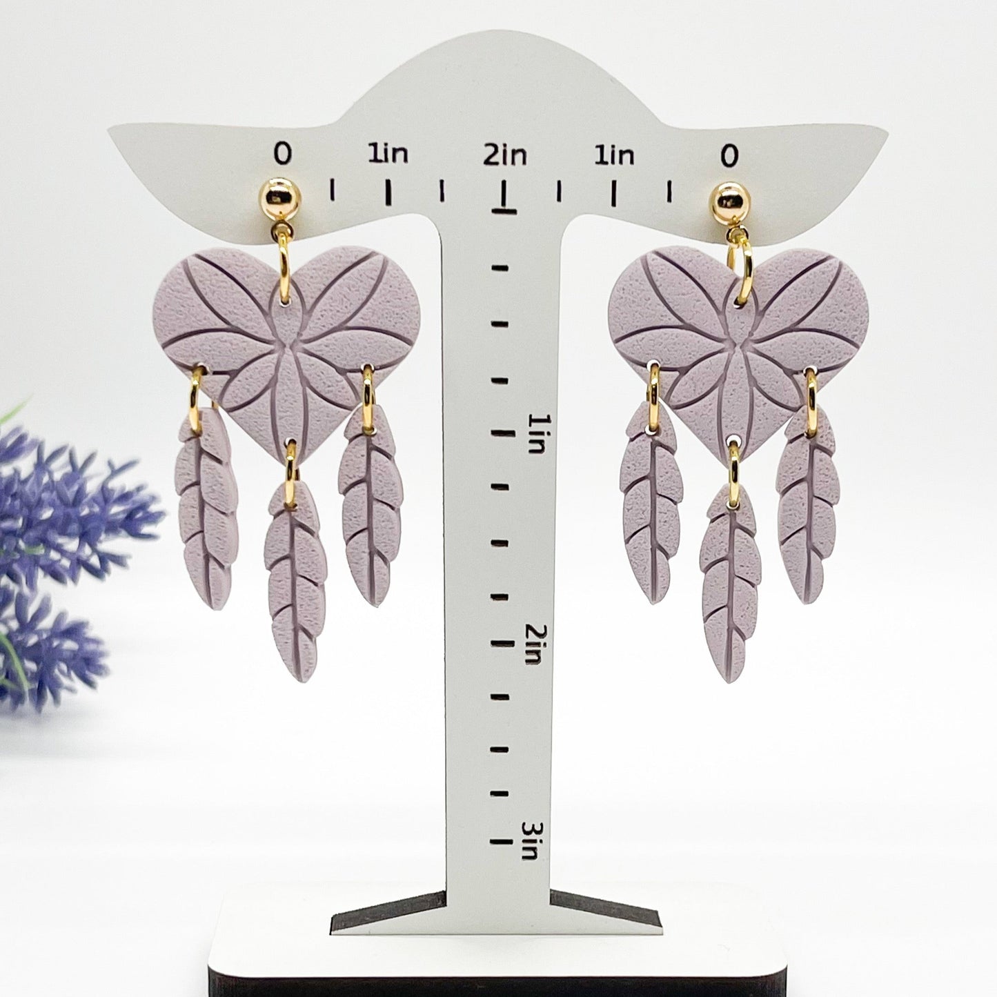 Dream Catcher Heart Dangles