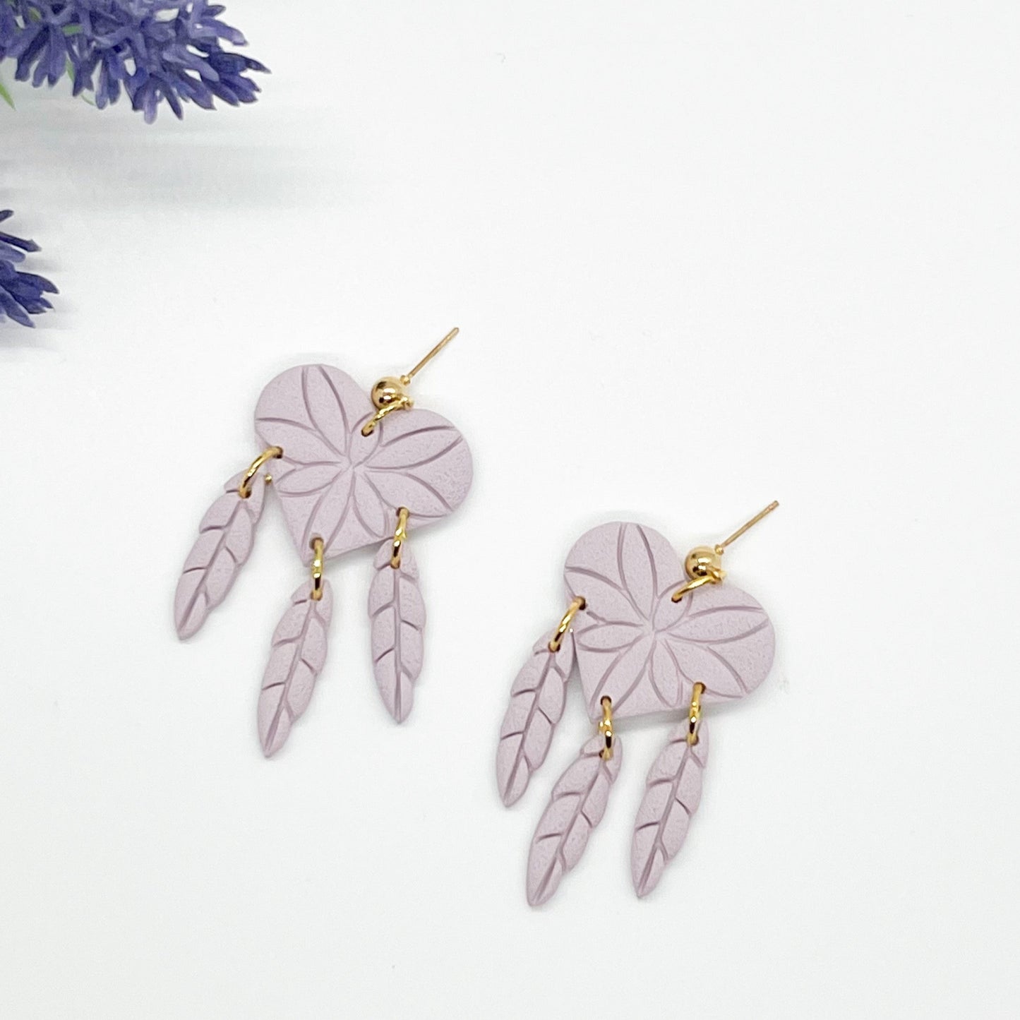 Dream Catcher Heart Dangles