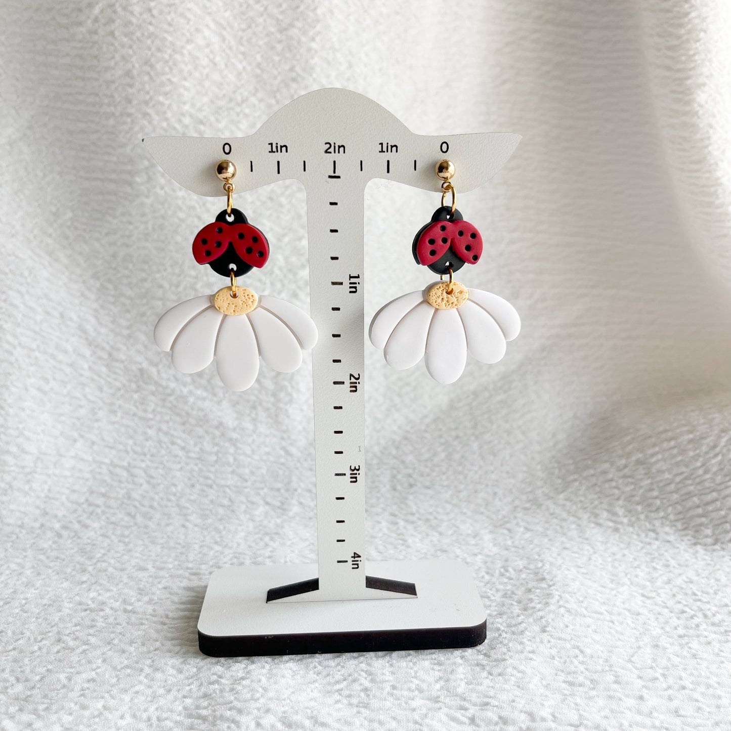 Ladybug and Daisy Dangles