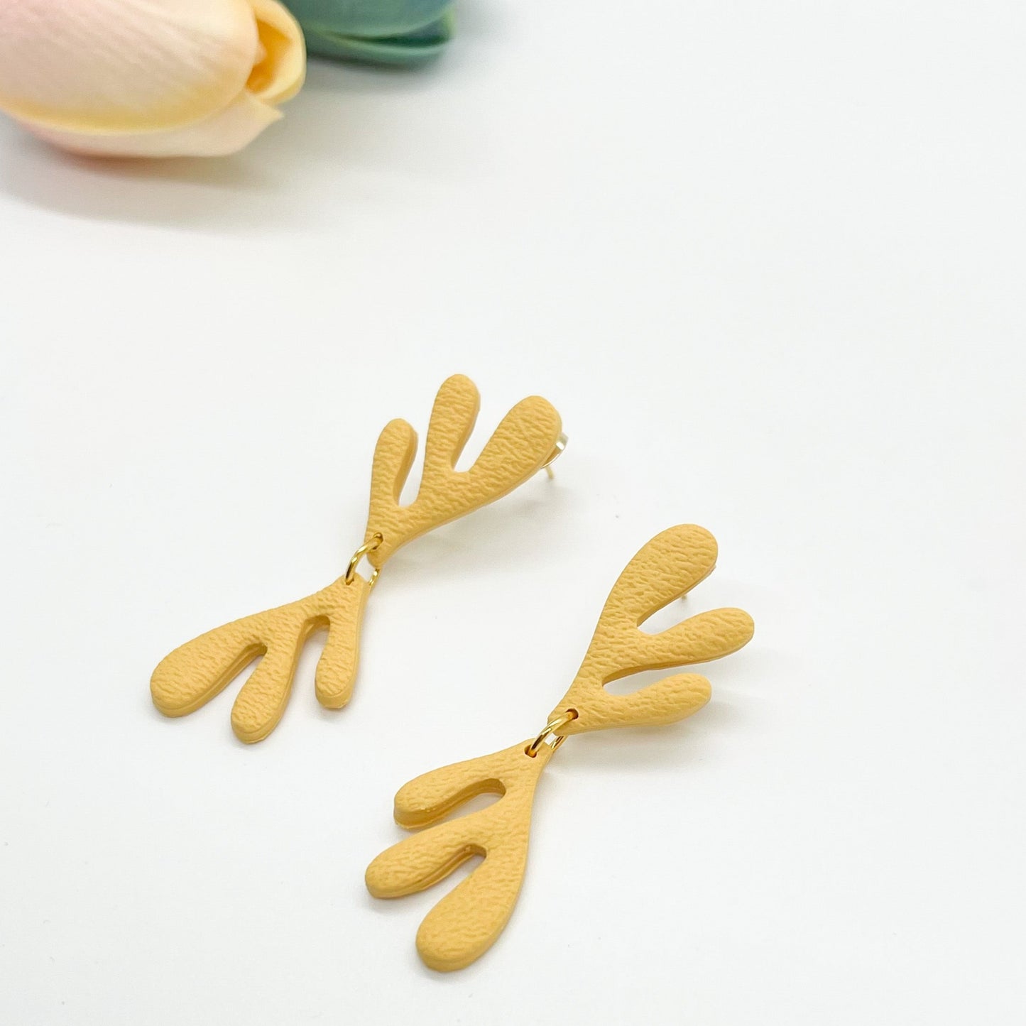 Sea Coral Dangles