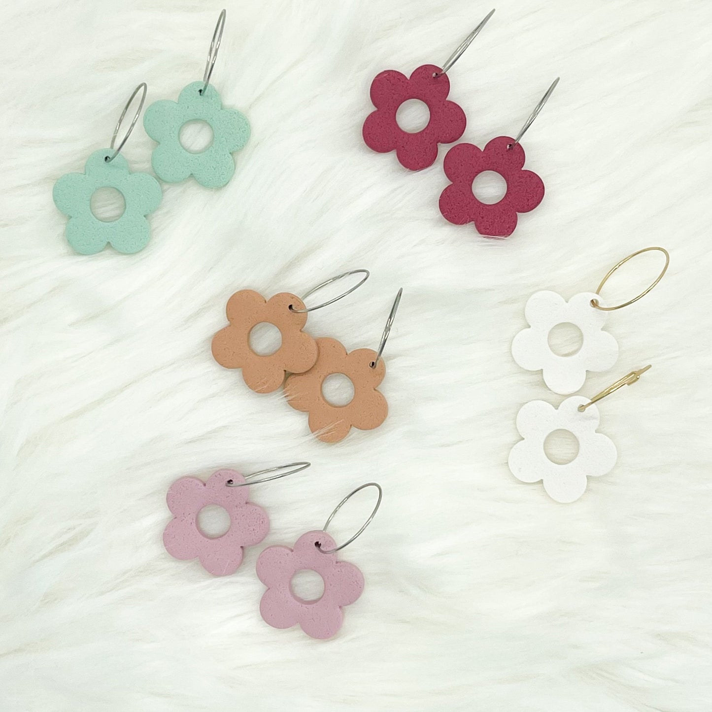 5-petal Flowers Hoops